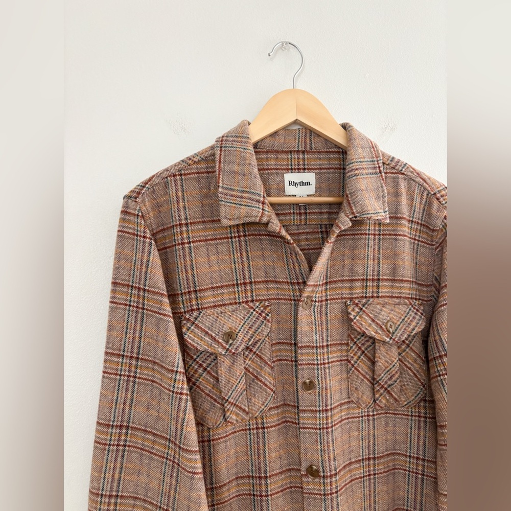 Rhythm Plaid Flannel - Picture 2 of 4
